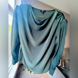 Massimo Dutti Cowl-neck Top. Full sleeve, mutton sleeve detail. US Size Medium